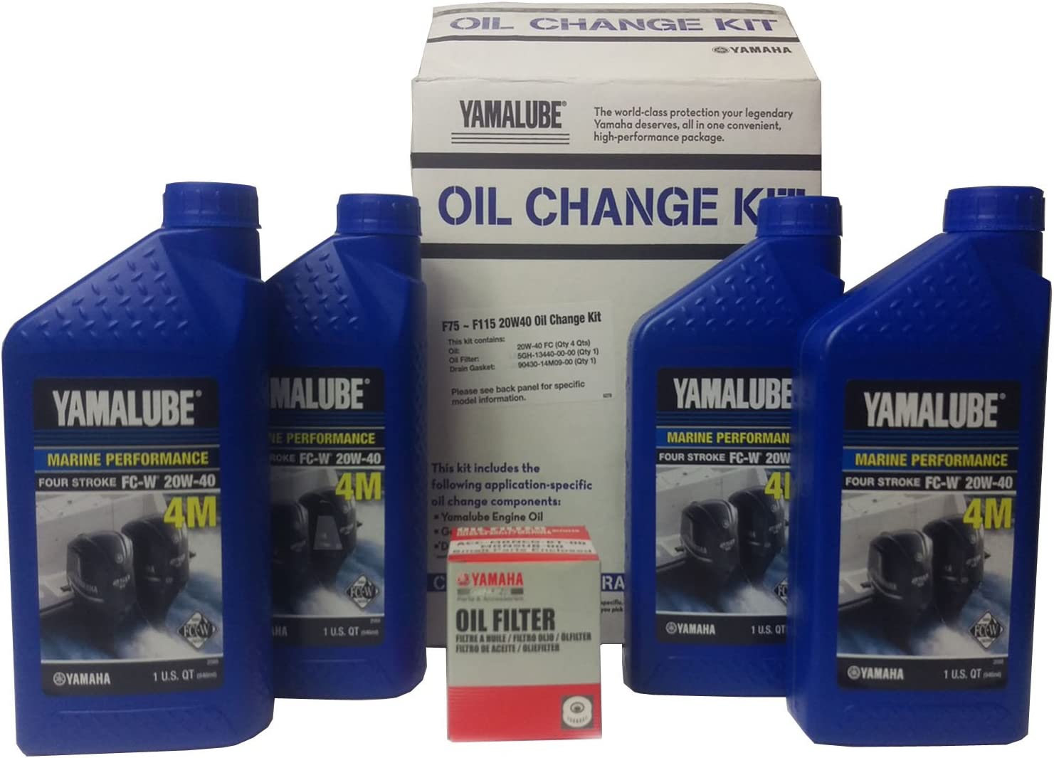 F75-F115 20W40 Oil Change Kit